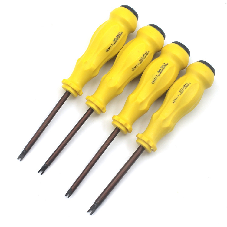 鹏工工具 u型凹槽电讯家电 公牛插座 电风扇工字螺丝刀 u型螺丝刀