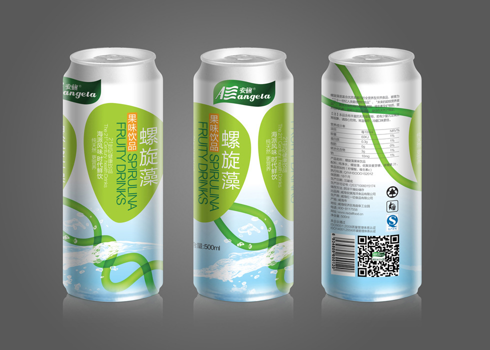 饮品系列 螺旋藻饮料500ml 饮料厂家 饮料批发