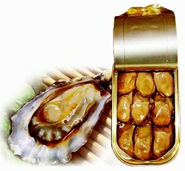 canned smoked oyster in oil