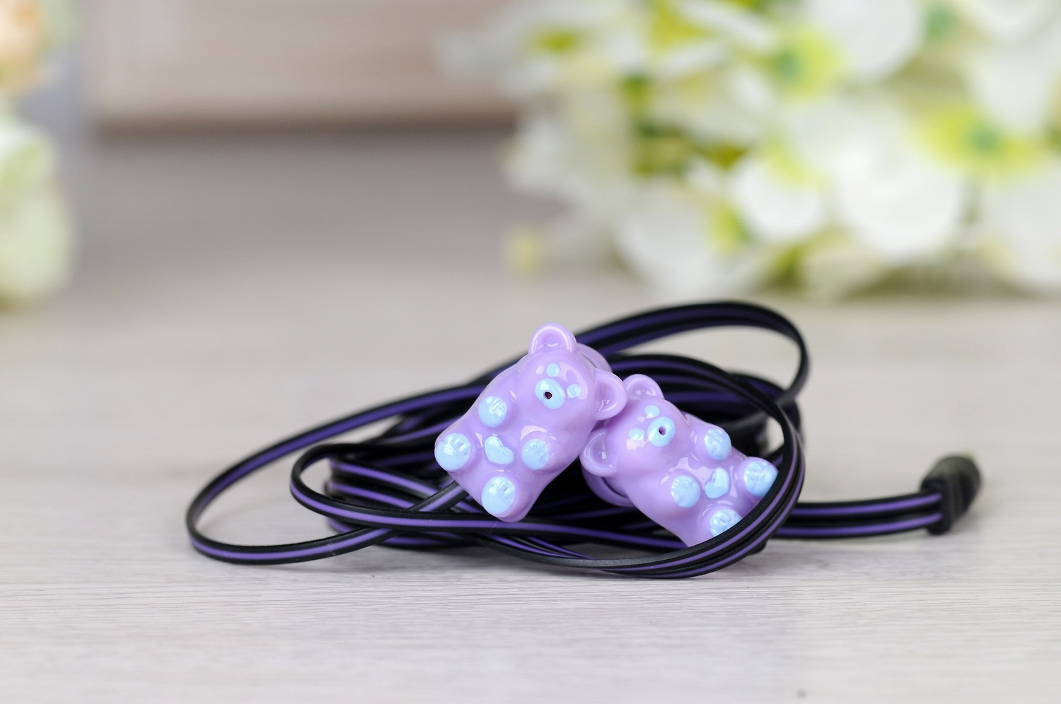 keeka 奇卡耳机 ka-26 新款时尚耳机 小熊耳机 mp3耳机