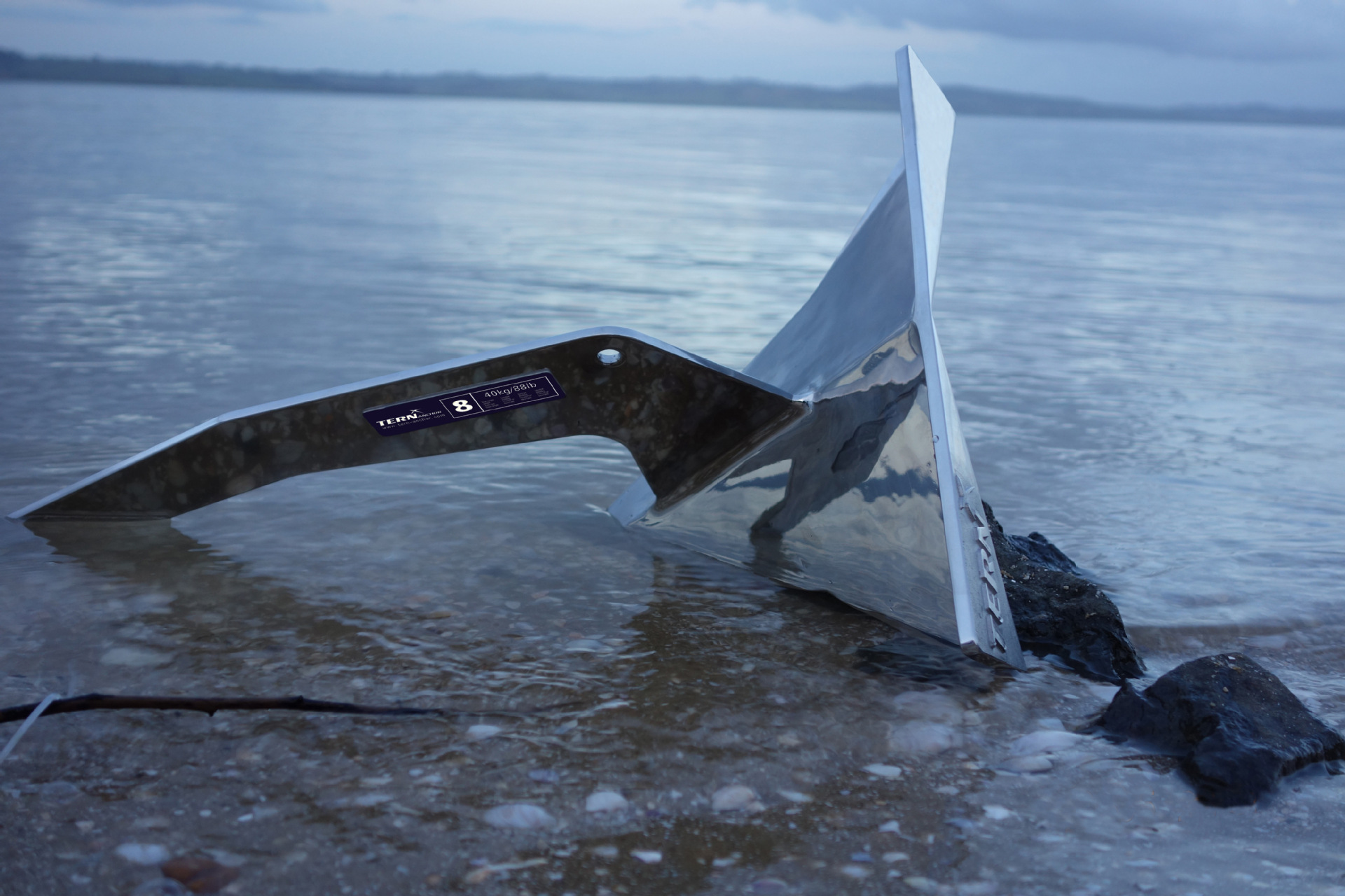 8# 40kg 镜面不锈钢船锚,大爪力船锚,游艇船锚,高品质船锚