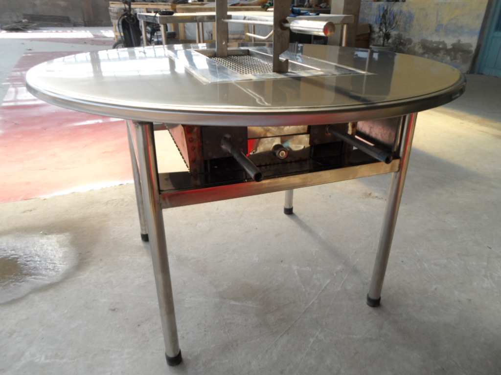 博兴福美直销fm-28无烟节能烤羊腿桌