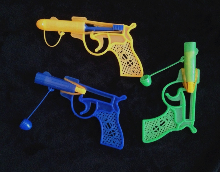 80怀旧啪啪枪 玩具小手枪 大东枪经典怀旧玩具枪 皮筋枪 皮筋拉枪