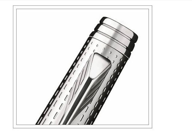 派克parker 首席豪华镀银白夹宝珠笔 正品 订制商务礼品