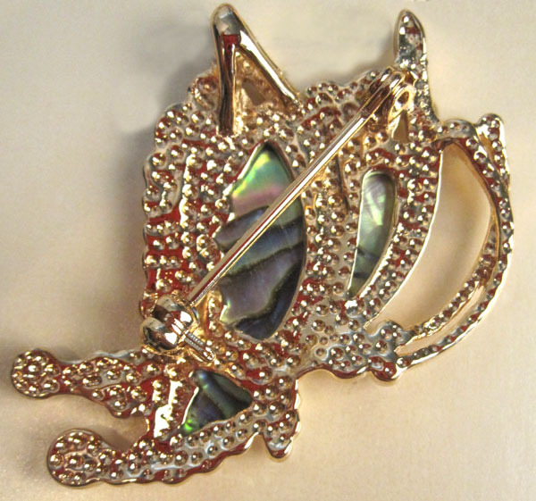 凤经纬天然贝壳胸花/胸针 天然贝壳吊坠 欧美一线品牌指定供应商