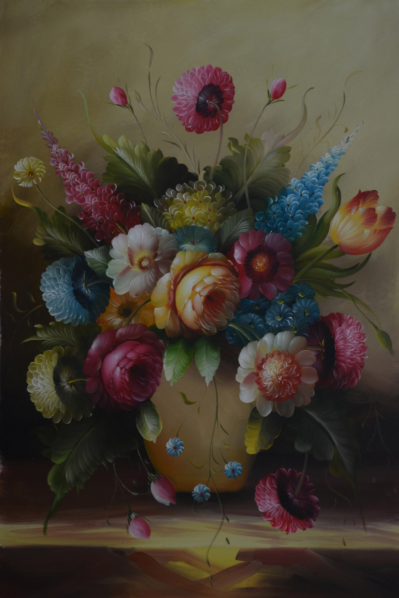 【国勇油画】厂家直销 油画批发 花卉油画 装饰画