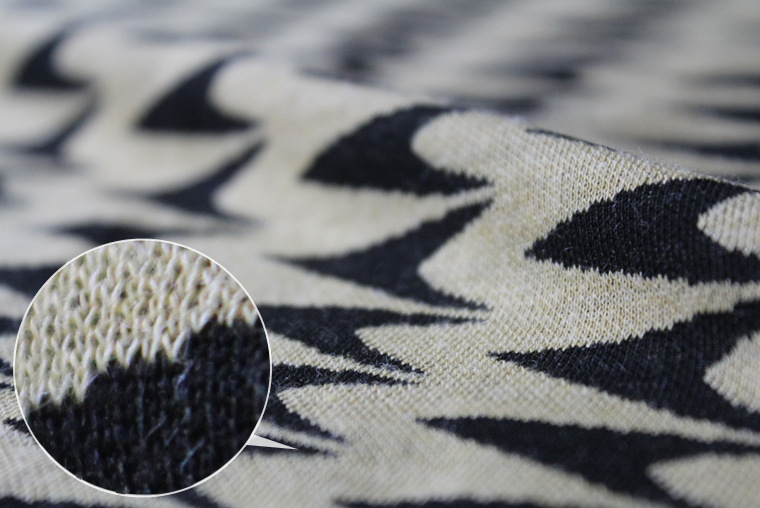 纬编双面电脑针织提花面料