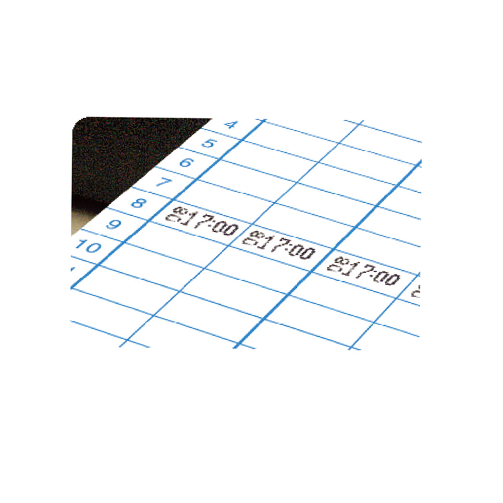 得力办公考勤卡3935纸质打卡机100张188x85mm