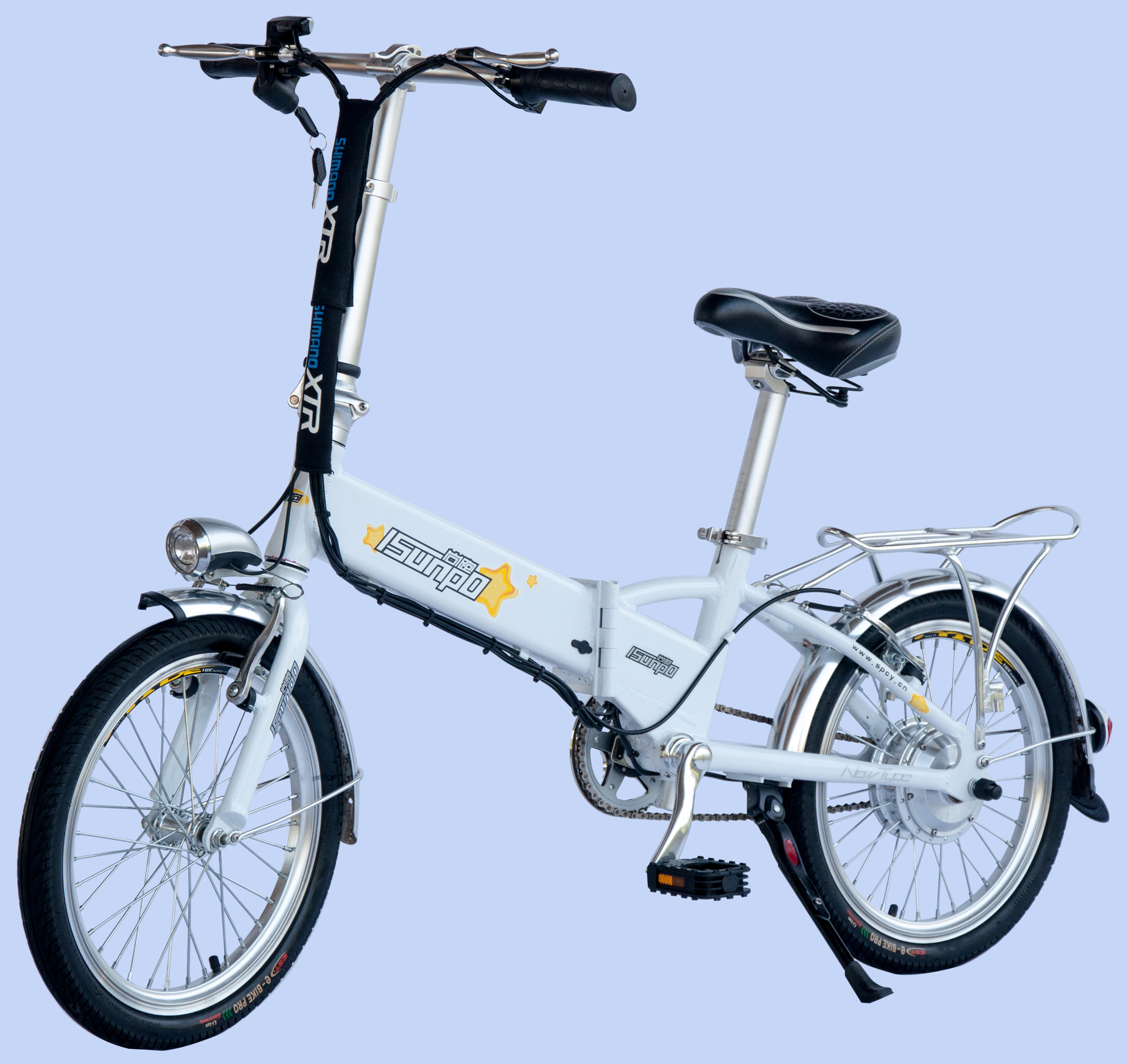 18寸可折叠 太阳能 锂电动自行车 配用飞毛腿电池 全国招商中