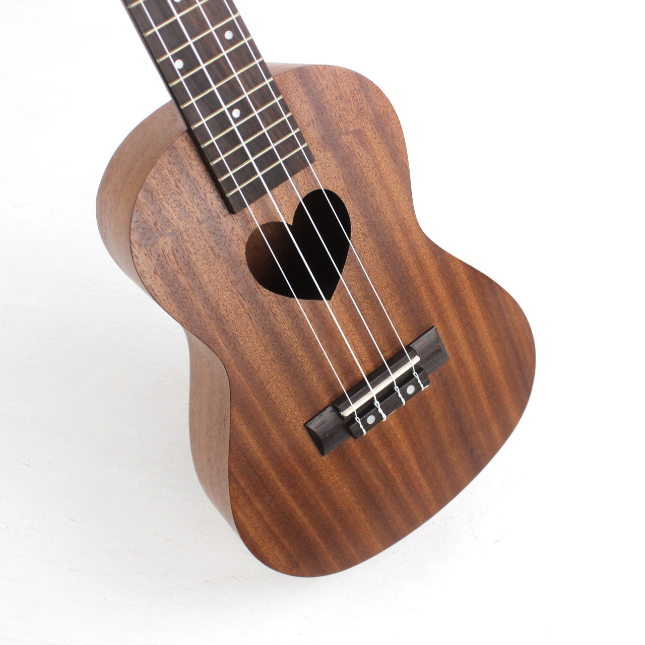 心形音孔 23寸c型18品 ukulele 烏克麗麗 夏威夷四弦小吉他 611圖片_9