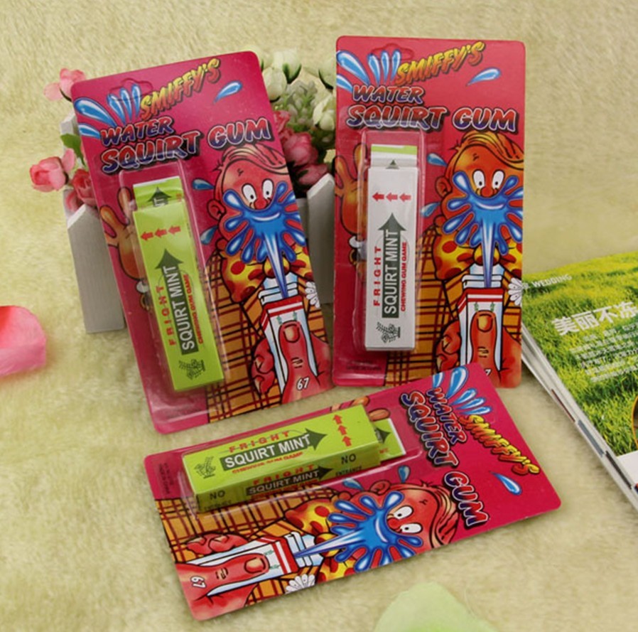 喷水口香糖 愚人节 整人专家 整蛊搞笑 恶搞 玩具