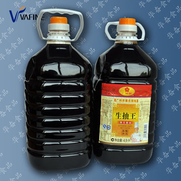 生抽王黄豆酱油 广味源生抽王酱油4.9l 上海批发
