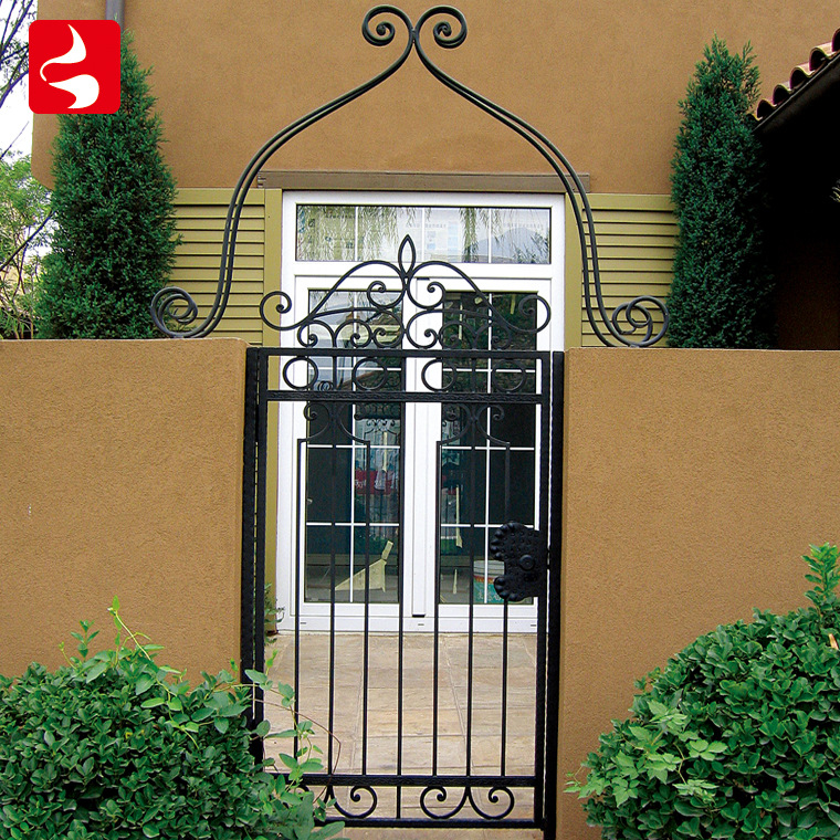 精品纯手工锻打铁艺大门庭院小门