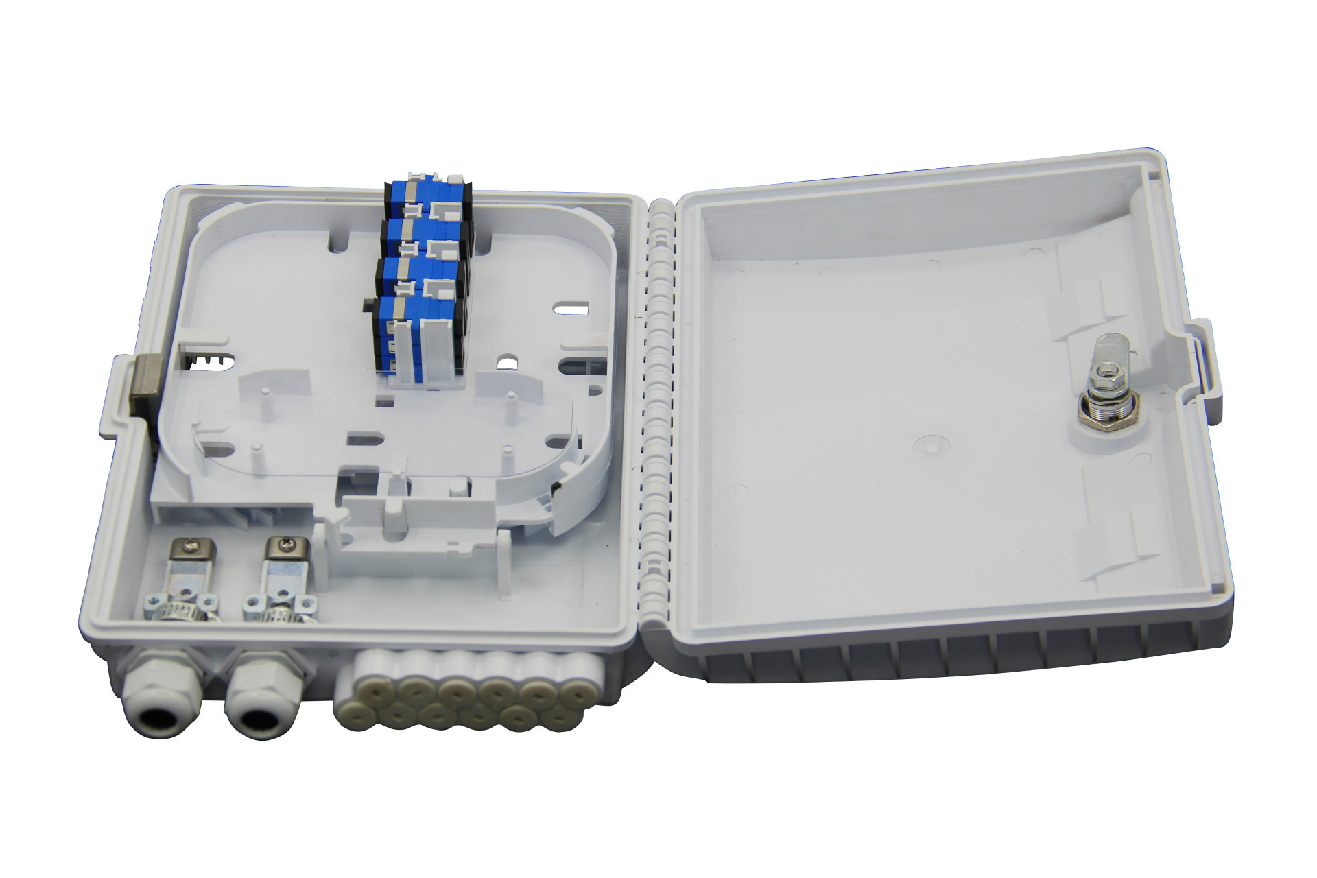 厂家直销 12芯光纤分线盒 光纤分纤盒 光纤配线箱光纤到户楼道箱
