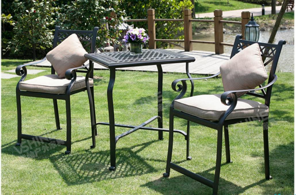 新款户外铁艺桌椅 成套桌椅 阳台露天桌椅 公园成套桌椅