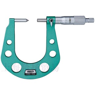 硬质合金测量面配标准杆棘轮测力刹车盘千分尺又称刹车片千分尺