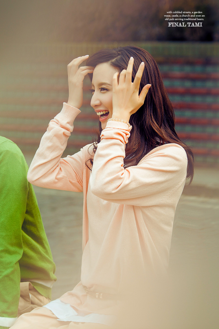 张萌女明星拍摄知名摄影师tami外滩摄影模特拍摄网拍外景街拍