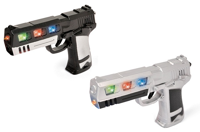 仿真五四式电动闪光枪 儿童玩具五四式闪光枪