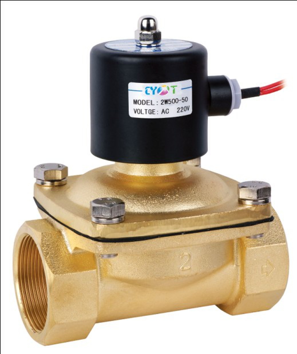 厂家销售精品2w50050二位二通电磁阀水阀