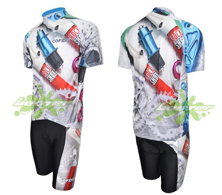新款上市 cofidis 百斯特 数码零件骑行服 超酷单车 骑行服套装