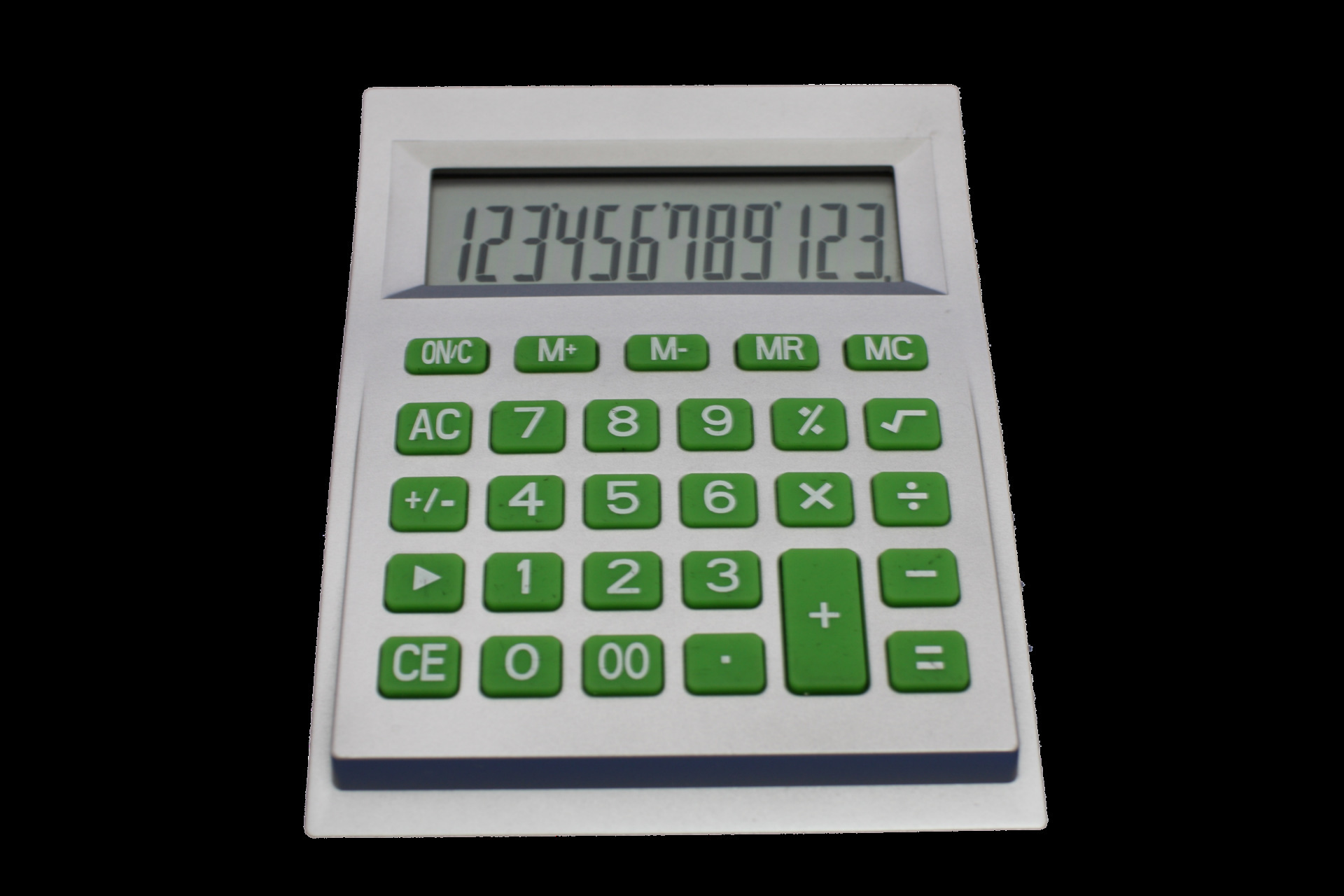 厂家供应gt-747水能供电普通12位显示计算器 水能计算器 计算器