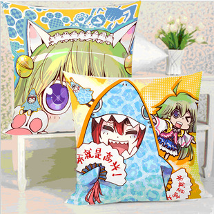 正版 知音漫客周边/mk漫客暴走邻家布面抱枕/长形抱枕/方形款