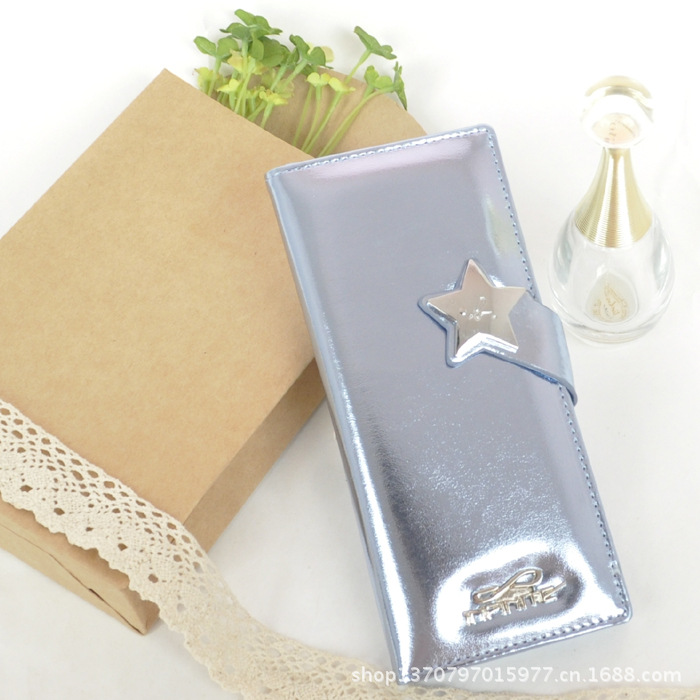 infinite 炫蓝色 票夹 钱包 票夹 官方 同款 周边 【qb026】