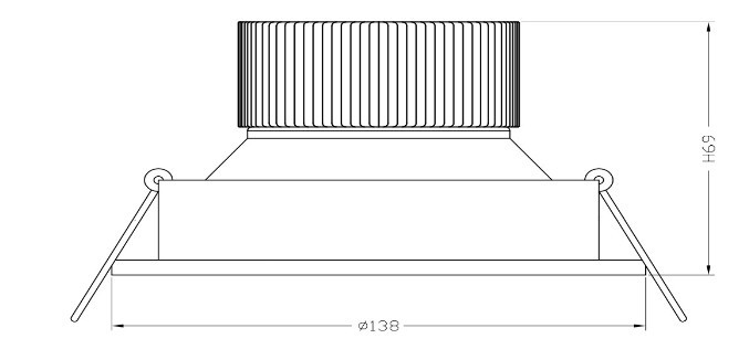 fm-dl401ct 4寸,4寸led筒灯,高档筒灯