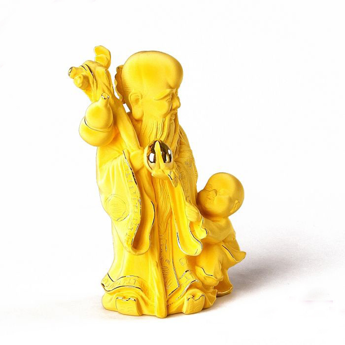 以心黄金 福寿系列 小寿星 商务摆件 礼品工艺品 家居风水