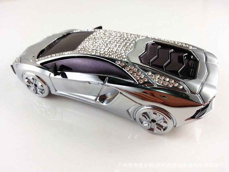 鑽石車模 蘭博基尼 汽車香水座 香薰精油 高檔金屬鑲鑽 2013新品