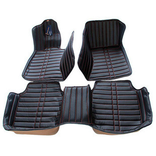 荣威750专车专用tpu皮革 后连体纯手工 全包围脚垫 六色