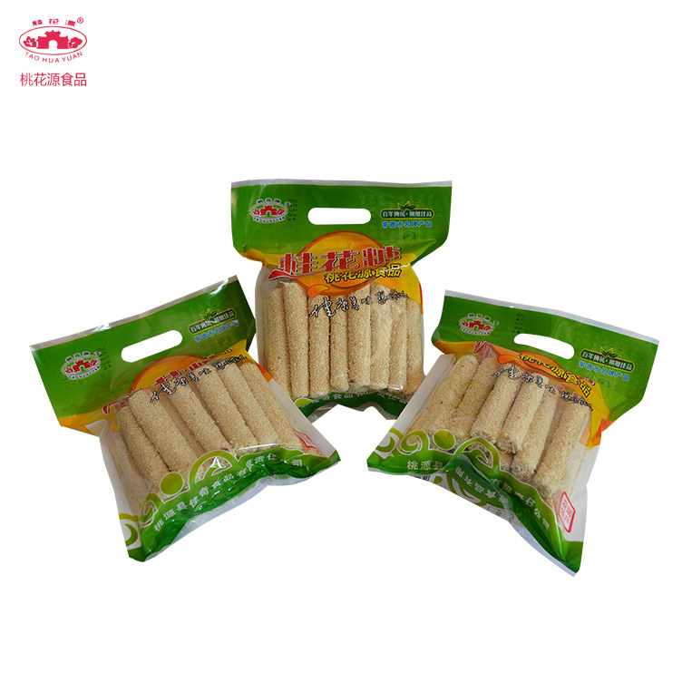 湖南特色美食百装桂花糖 送礼佳品 百年老店桃花源出品