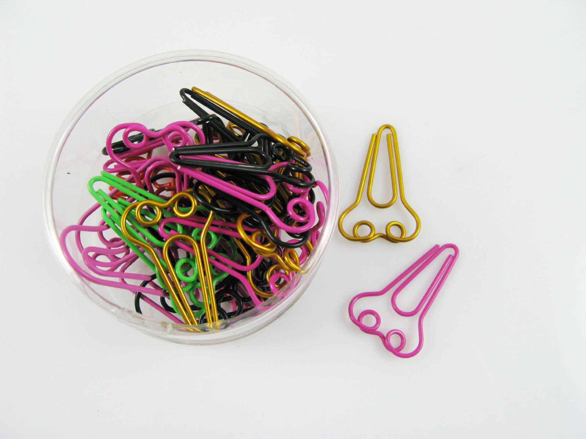 本年度销售】可爱性感鼻子造型回形针 人体器官回纹针