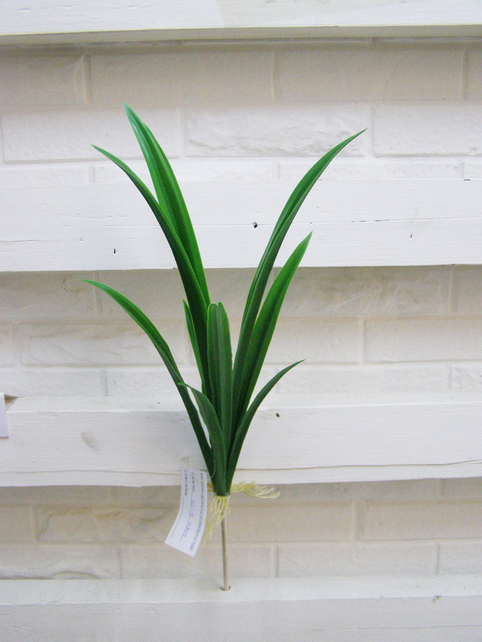 仿真花 仿真叶类 仿真剑叶 dj-9 九片大单枝剑叶枝 剑叶