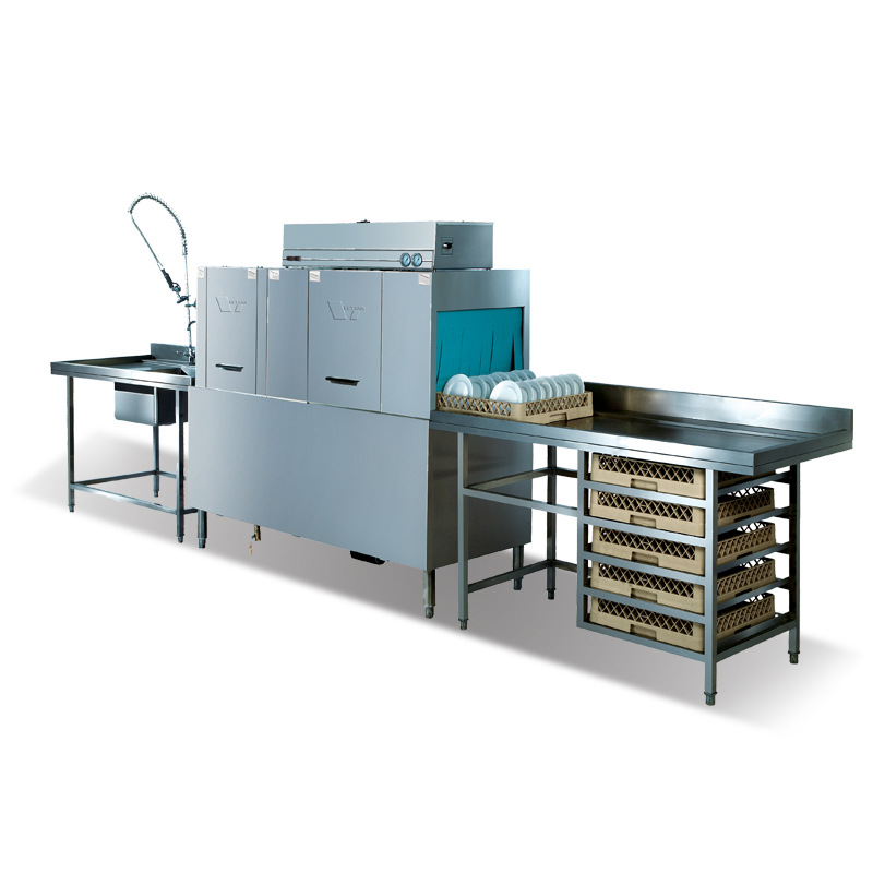 佳斯特 单缸单漂洗蓝传式洗碗机 带自动清洗排水系统 高效便捷