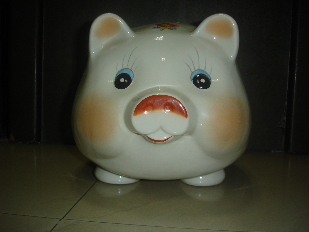 特供陶瓷动物储蓄罐陶瓷猪储钱罐精美陶瓷礼品陶瓷工艺品