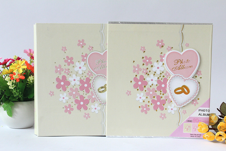 创意礼物 立体心形图案相册 插页式 相册 影集 厂家直销相册