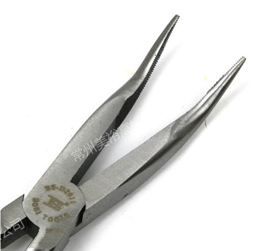 波斯bosi加长弯嘴钳 11寸*275mm 加长弯口钳bs-d2011-「钳子」