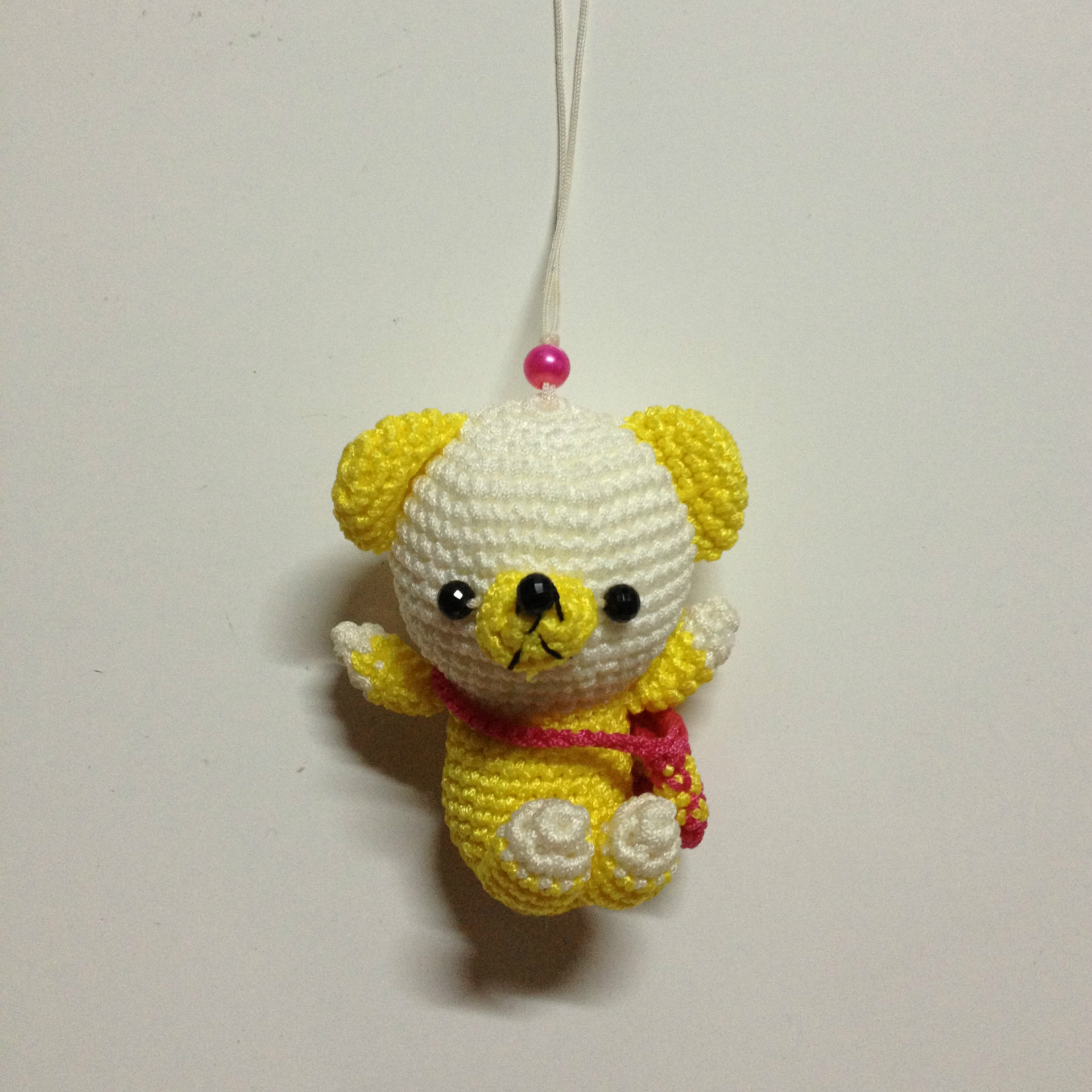 毛线工艺品批发 纯手工毛线狗狗挂饰 工艺品礼品礼物 另有站立款