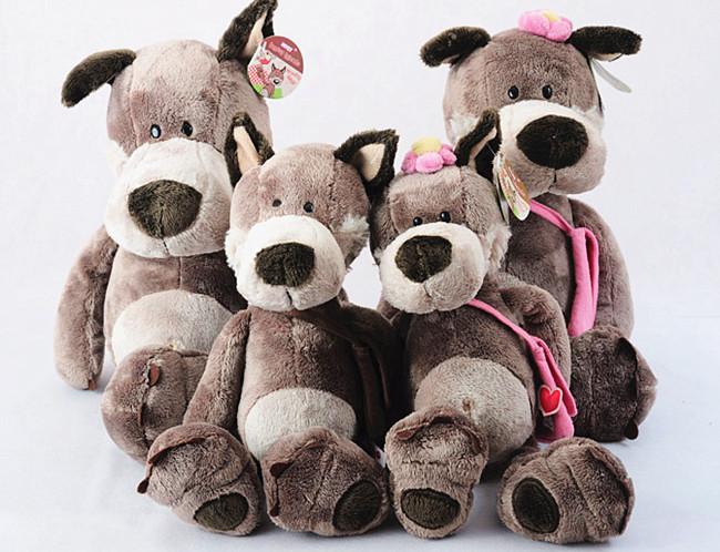 正品nici情侣狼公仔 毛绒玩具批发