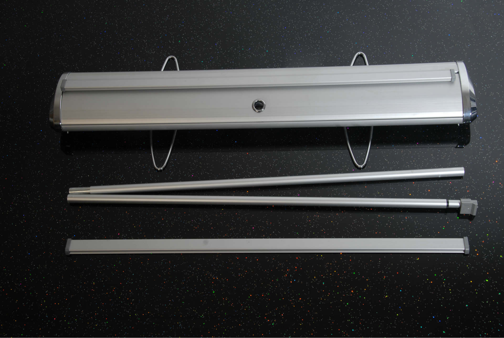 桌面易拉宝易拉宝可设计logo易拉宝铝合金易拉宝 长期供应 【落地式