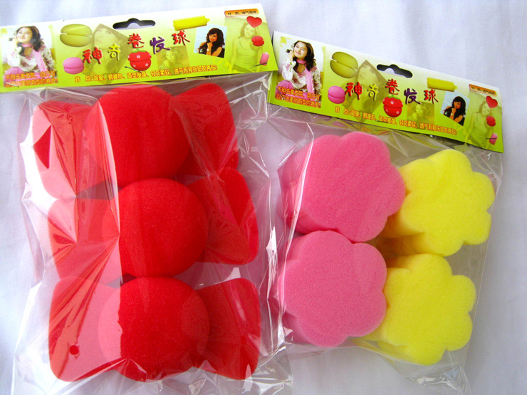 神奇海绵卷发球厂家直营