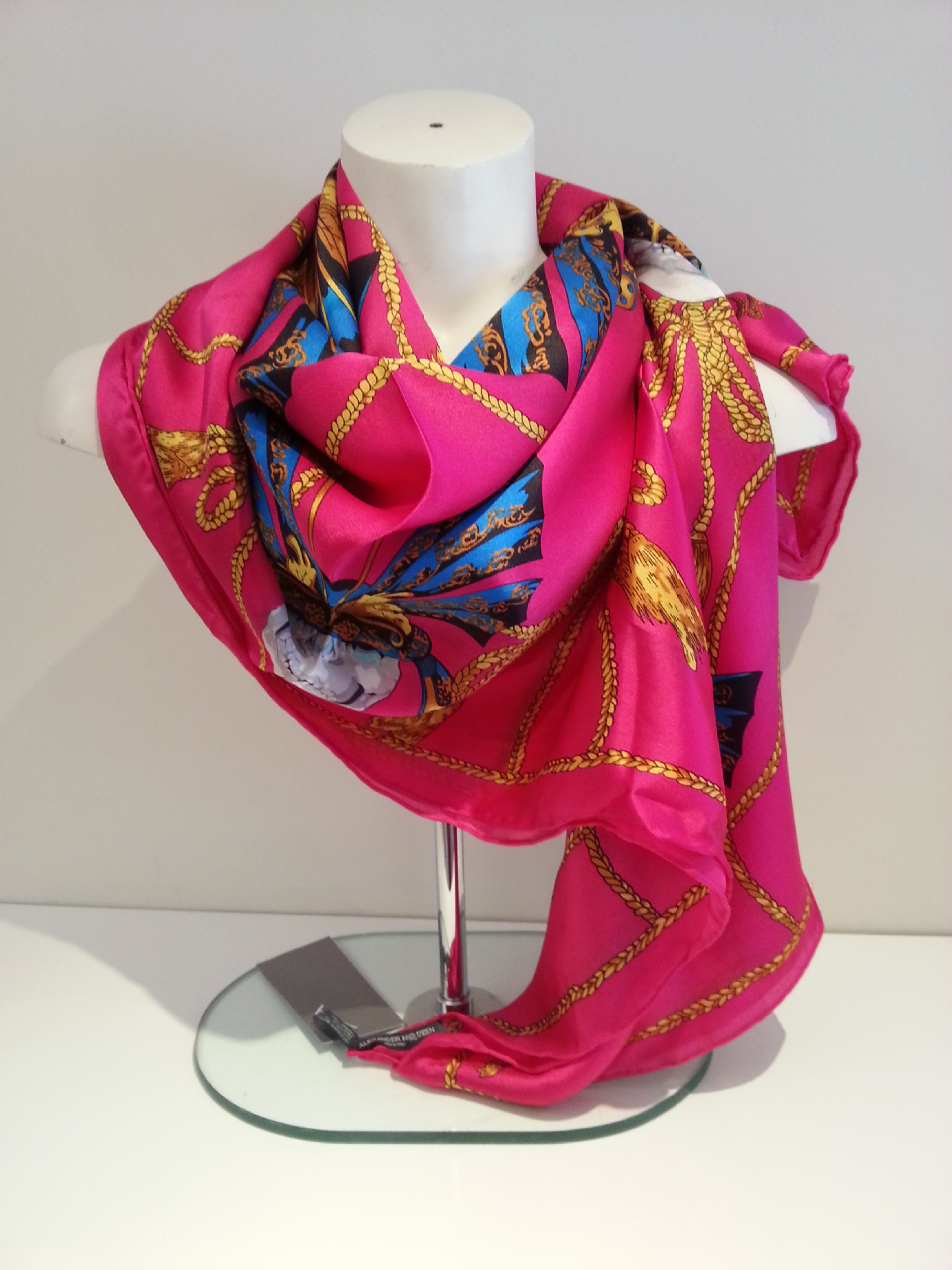 原单mc queen真丝大方巾