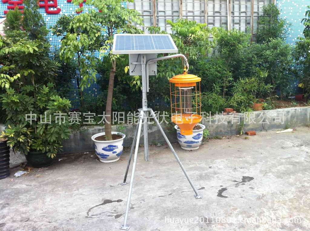 太阳能灭虫灯 诱虫器 果园杀虫灯 光控雨控全自动杀虫灯