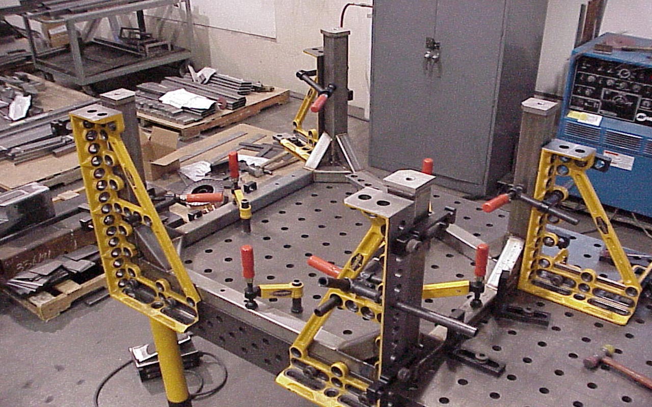 三维柔性焊接工装,多功能汽车焊接平台