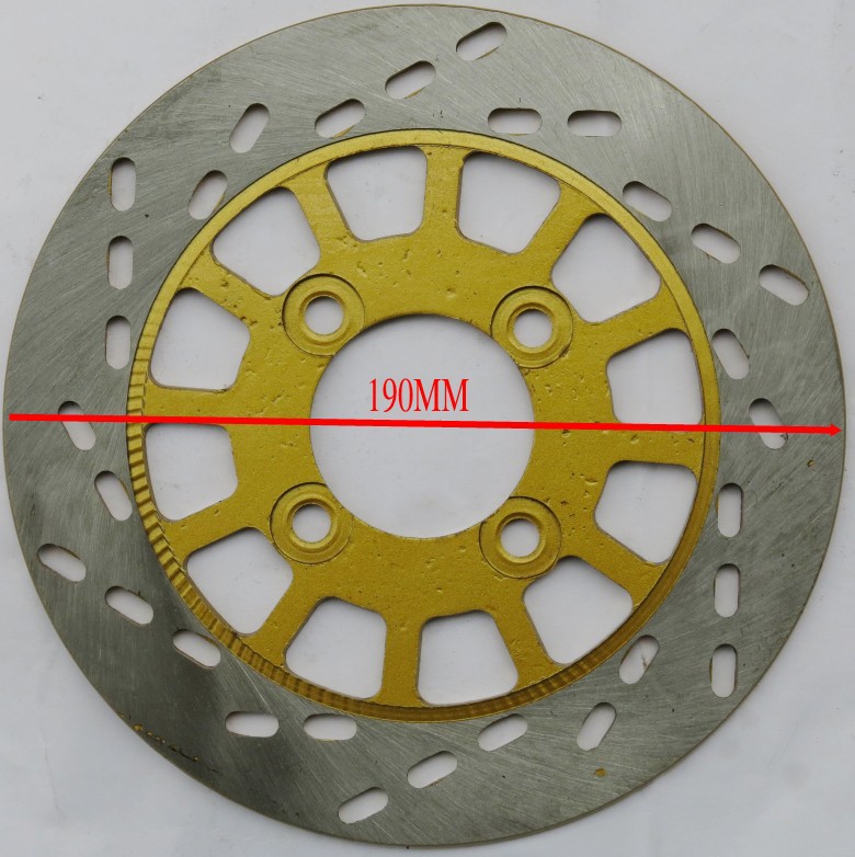 摩托车电动车休闲车190碟刹盘刹车盘碟刹片刹车片制动盘制动片