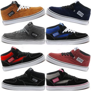 实体网店货源鞋子批发帆布鞋哈弗20周年经典反毛皮中帮男鞋滑板鞋