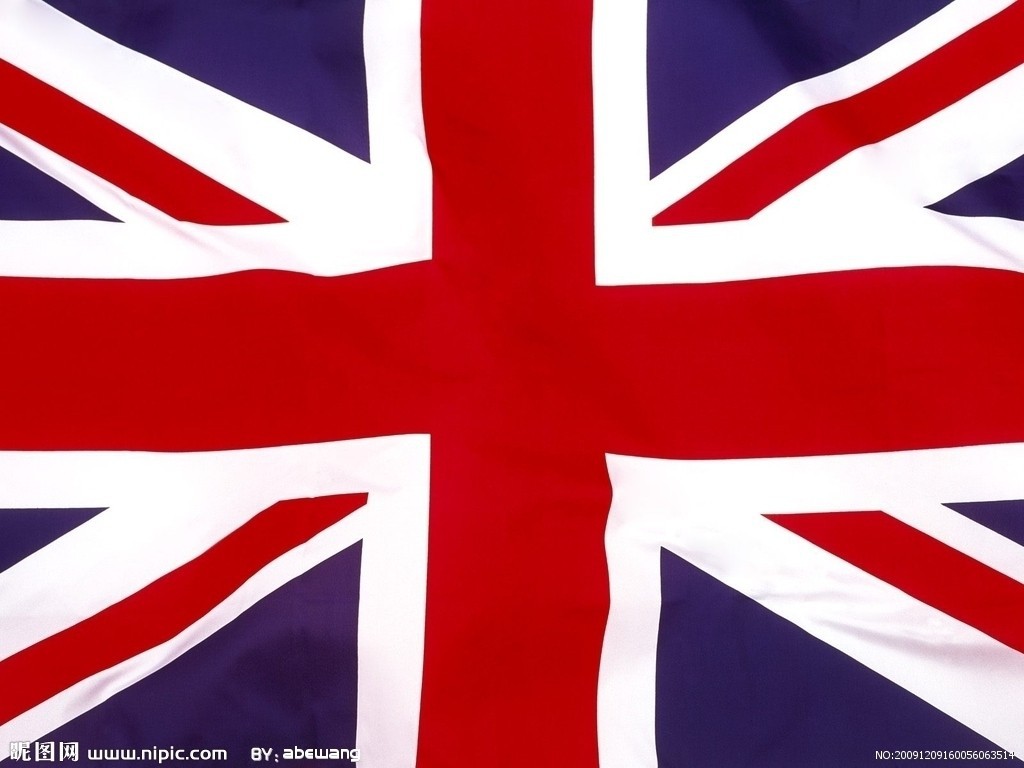 英国国旗手工图片