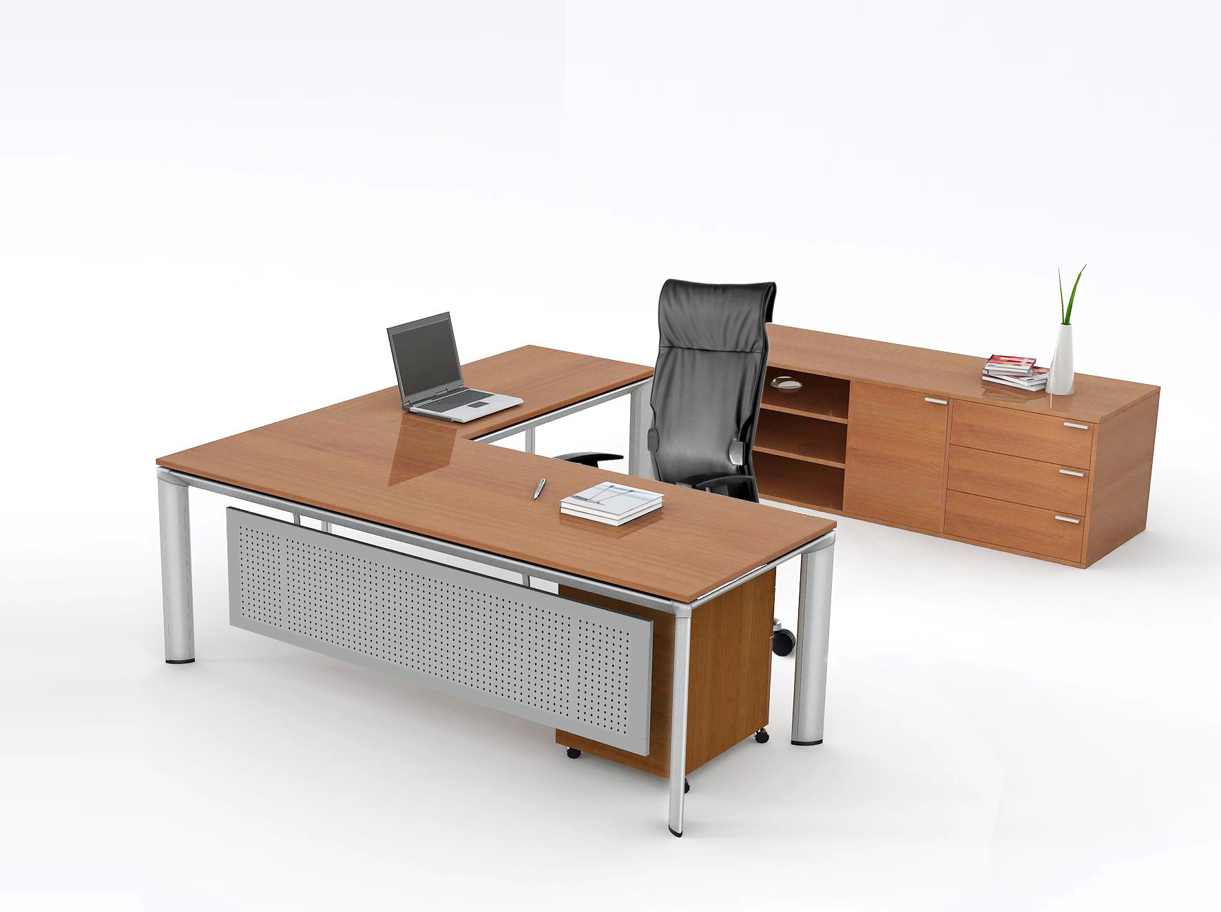 厂家直批铝合金钢架支撑 简约 时尚款 经理桌 主管桌 办公桌