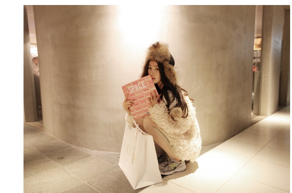 partysu圈圈毛毛衣针织外套 慵懒宽松毛茸茸加厚外套 韩版外套